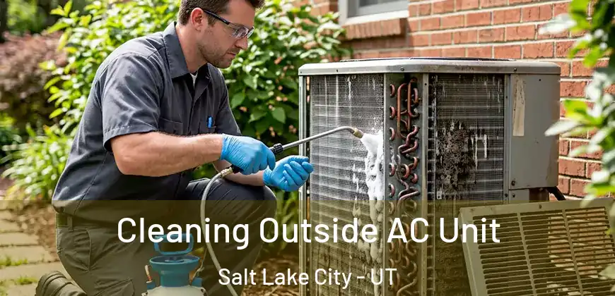 Cleaning Outside AC Unit Salt Lake City - UT