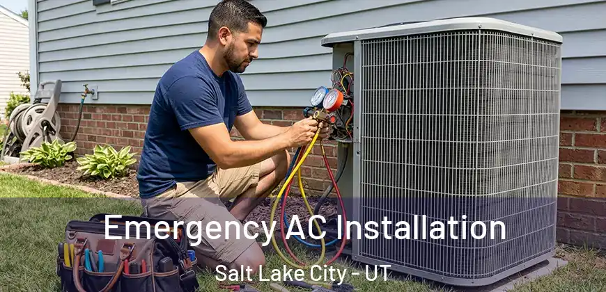 Emergency AC Installation Salt Lake City - UT